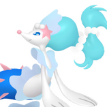 An image of Primarina from Pokémon, taken from the Pokémon HOME sprites.